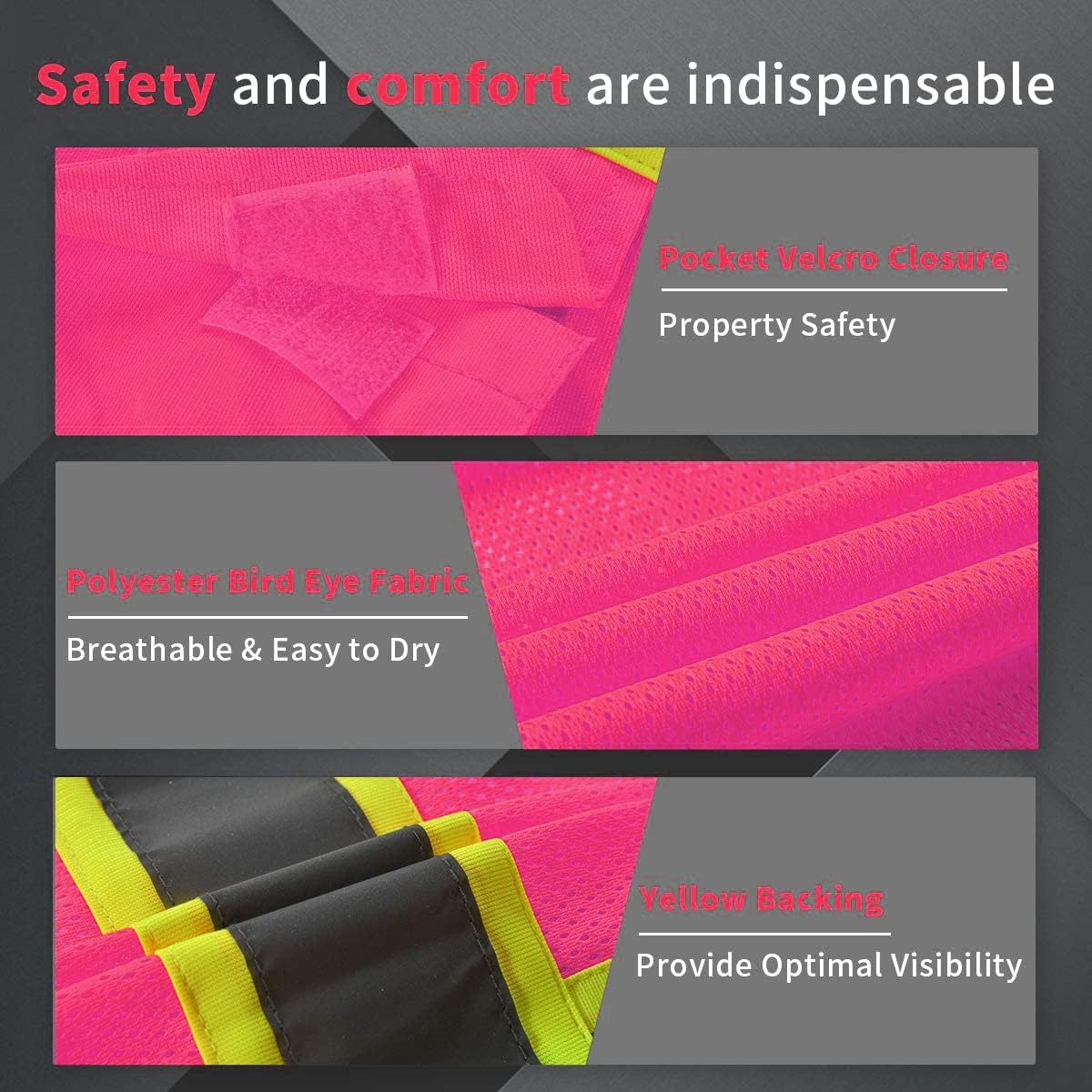 Color Mesh Safety Vests