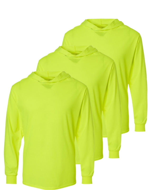 3 Pack Safety Long Sleeve with Hood