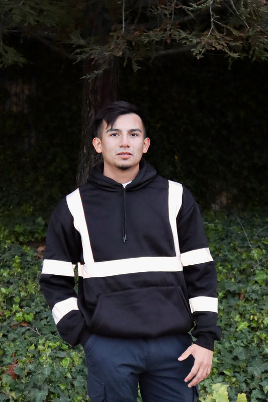 Black Reflective Sweater